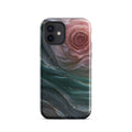 Elegant Rose Marble Tough Case for iPhone 12