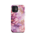 Pink Watercolor Floral Tough Case for iPhone 12