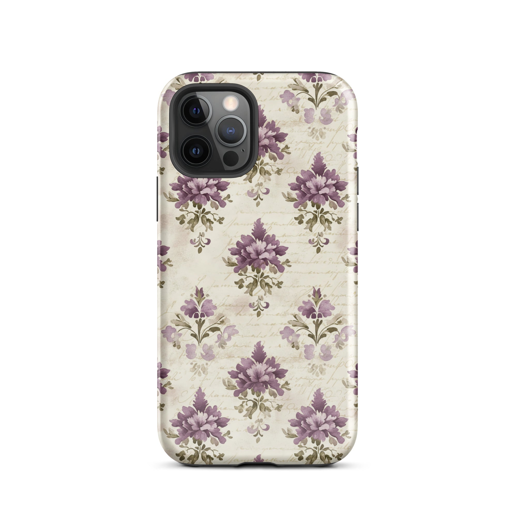 Vintage Floral Damask Tough Case for iPhone 12 Pro