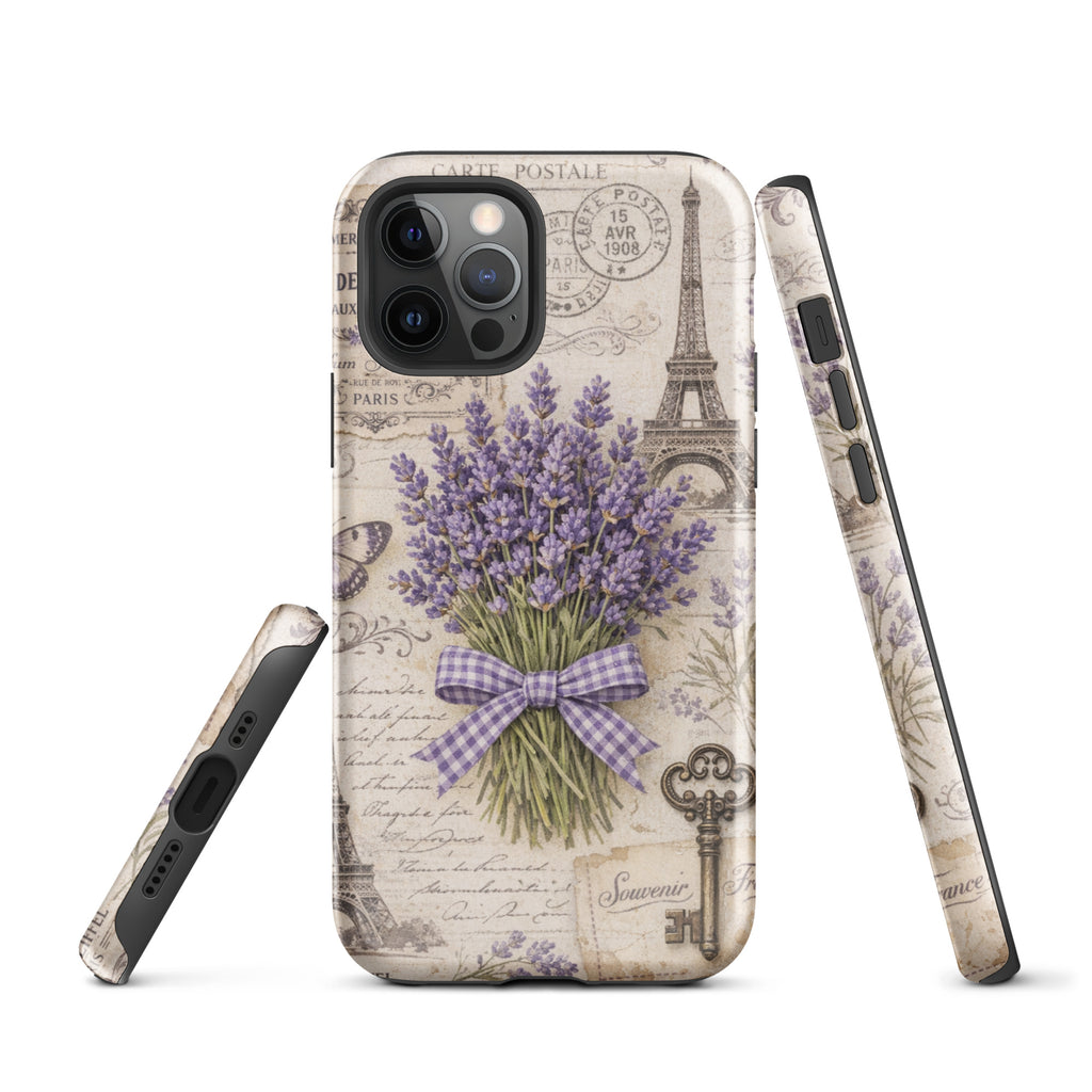 Vintage Paris Lavender Tough Case for iPhone 12 Pro