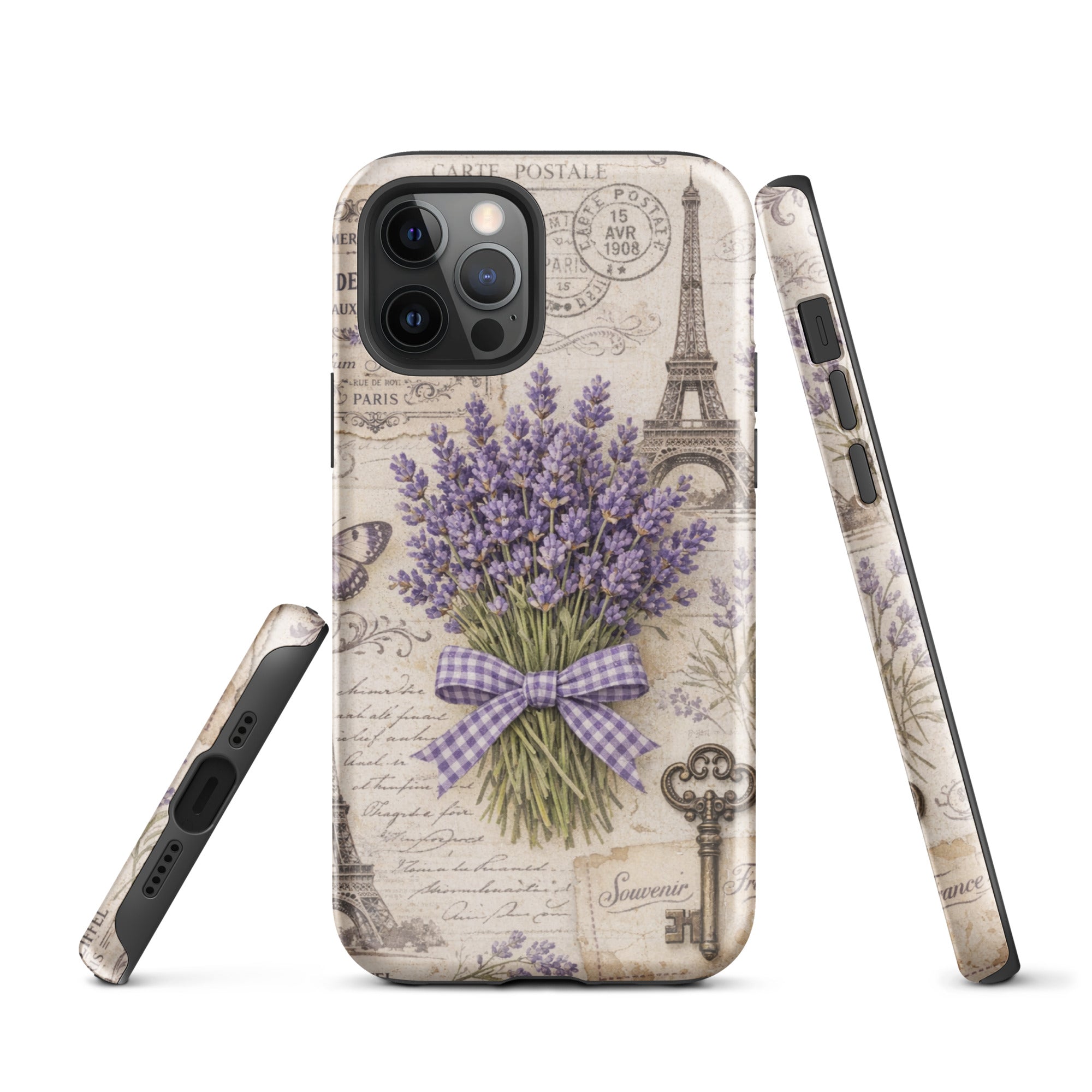 Vintage Paris Lavender Tough Case for iPhone 12 Pro