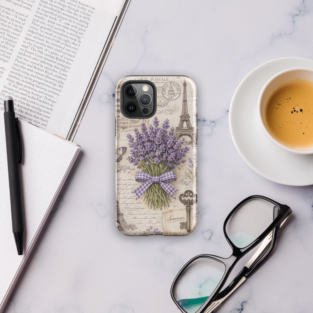 Vintage Paris Lavender Tough Case for iPhone 12 Pro