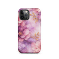Pink Watercolor Floral Tough Case for iPhone 12 Pro