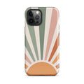 Retro Sunrise Tough Case for iPhone 12 Pro Max