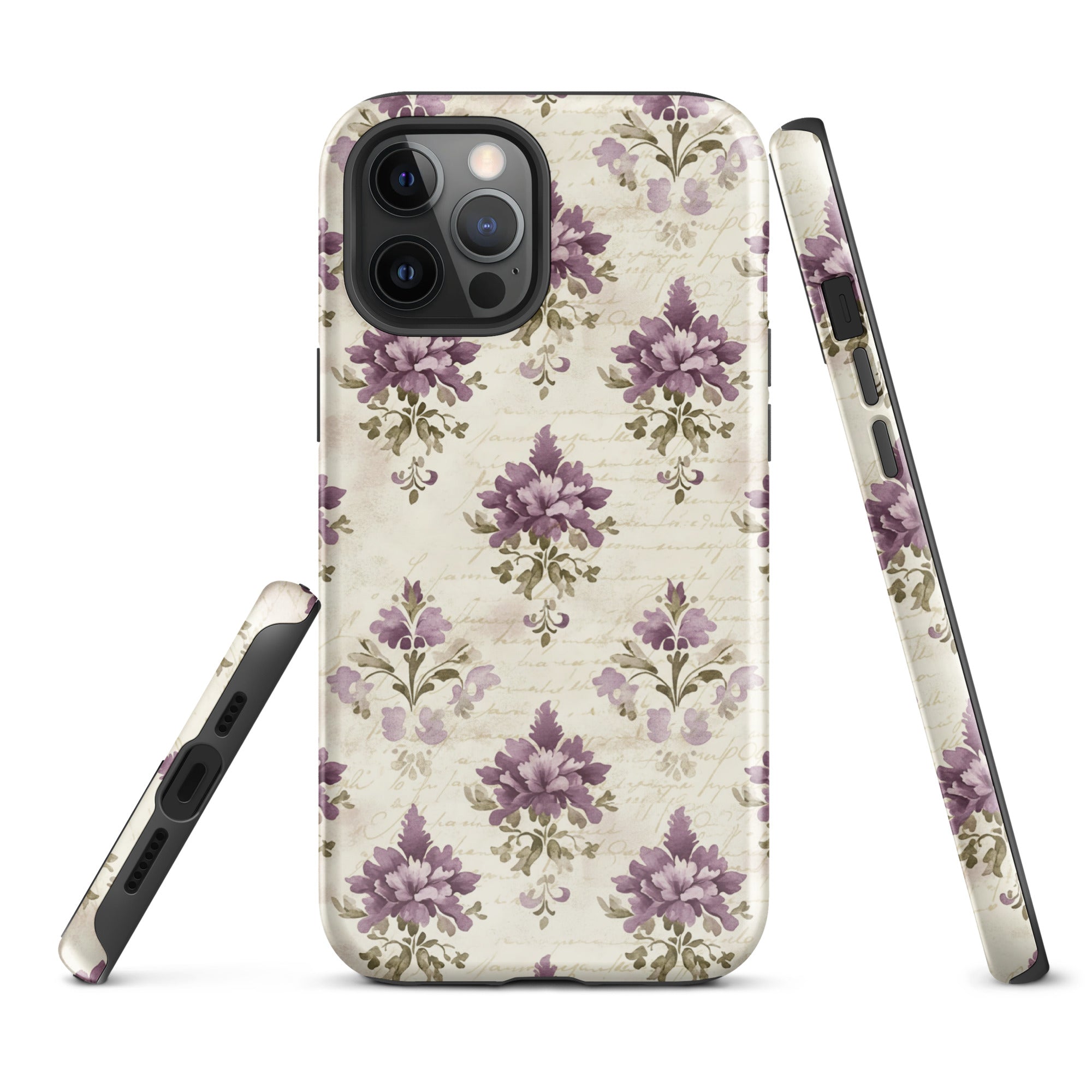 Vintage Floral Damask Tough Case for iPhone 12 Pro Max