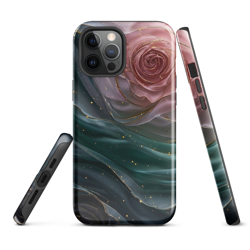 Elegant Rose Marble Tough Case for iPhone 12 Pro Max