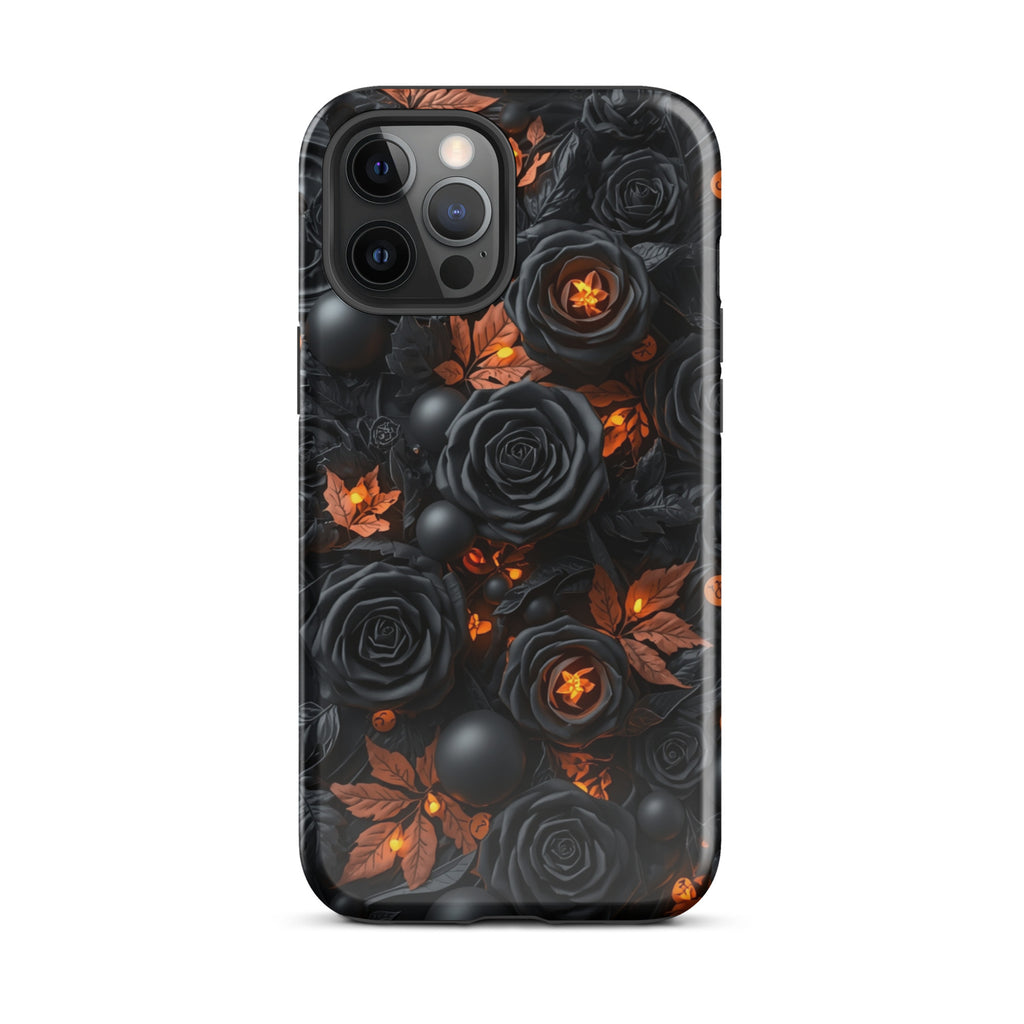 Dark Floral Glow Tough Case for iPhone 12 Pro Max