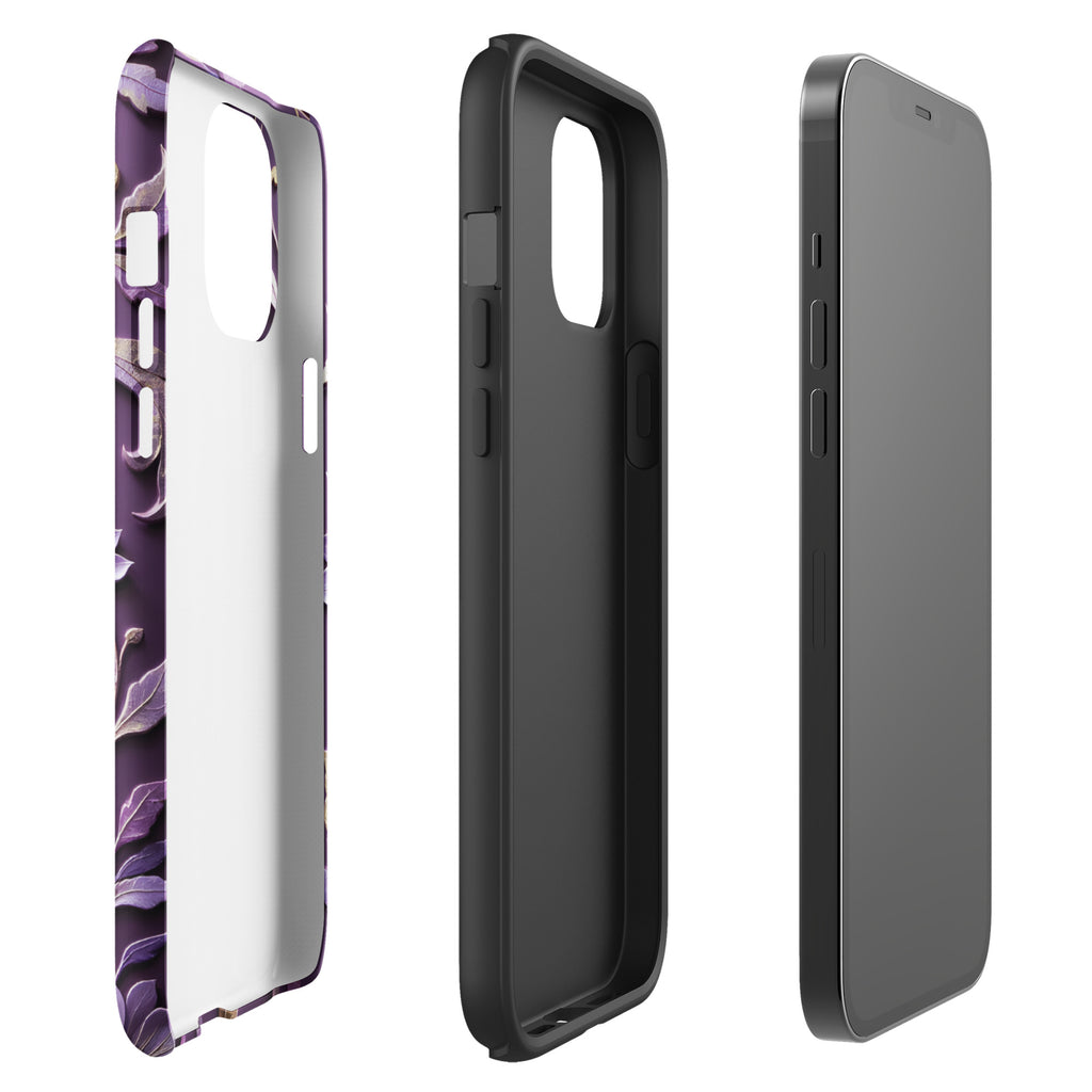 Royal Violet Filigree Tough Case for iPhone 12 Pro Max