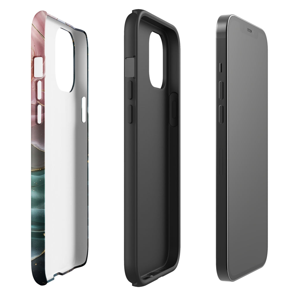 Elegant Rose Marble Tough Case for iPhone 12 Pro Max