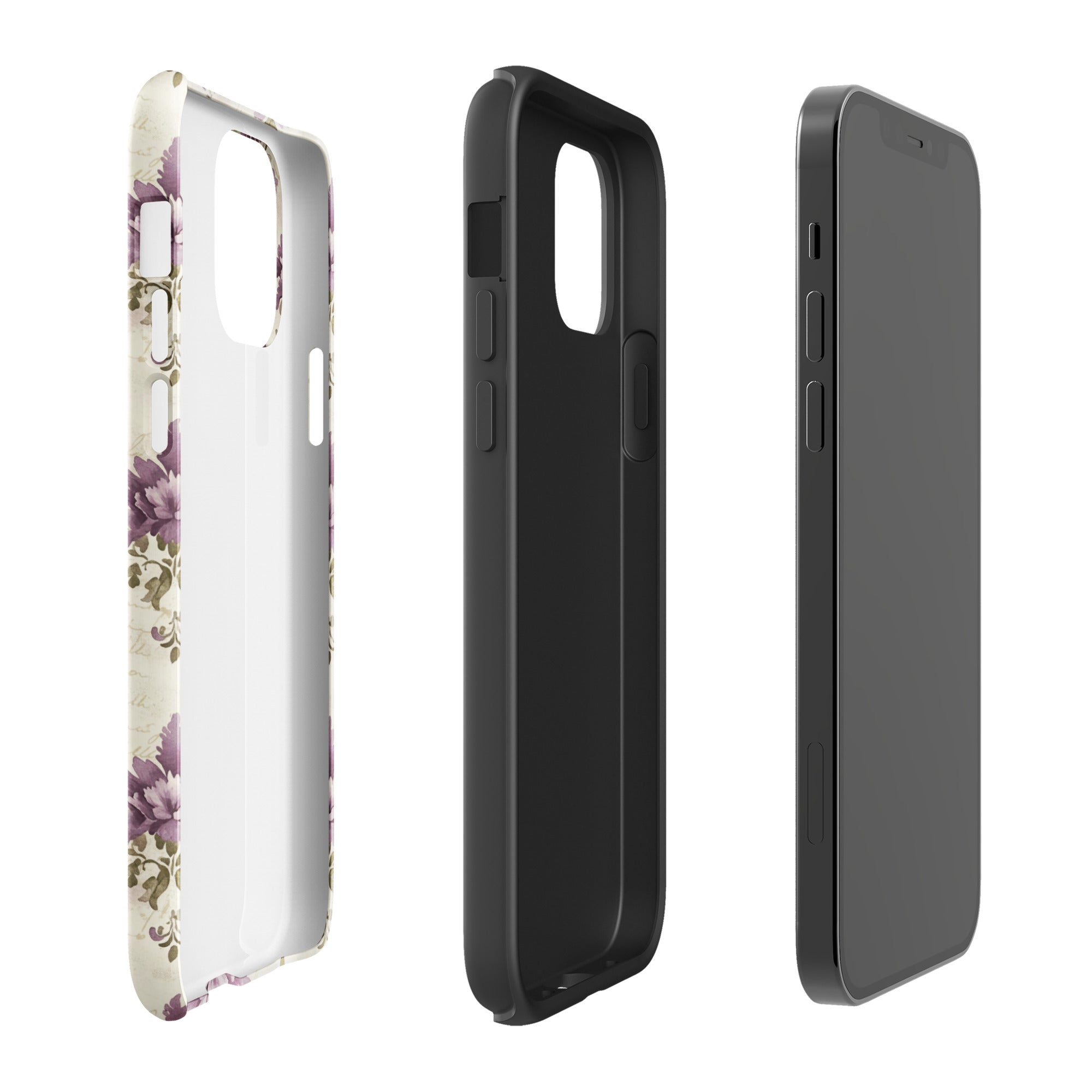 Vintage Floral Damask Tough Case for iPhone 12 Pro