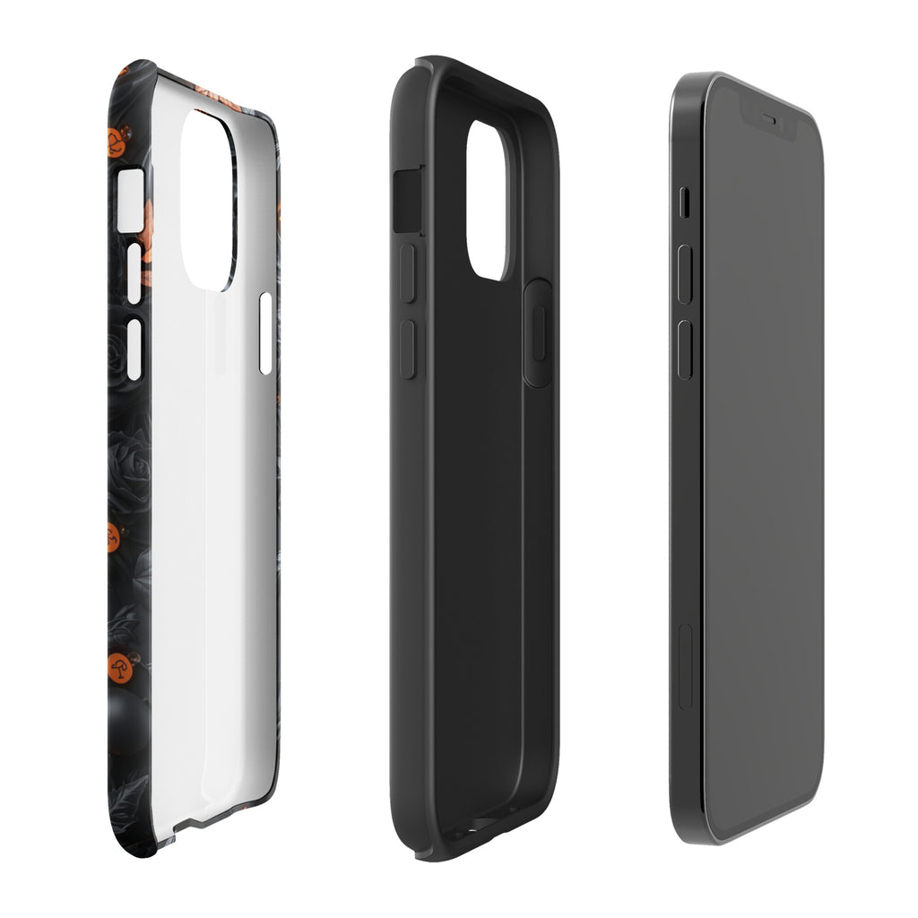 Dark Floral Glow Tough Case for iPhone 12 Pro