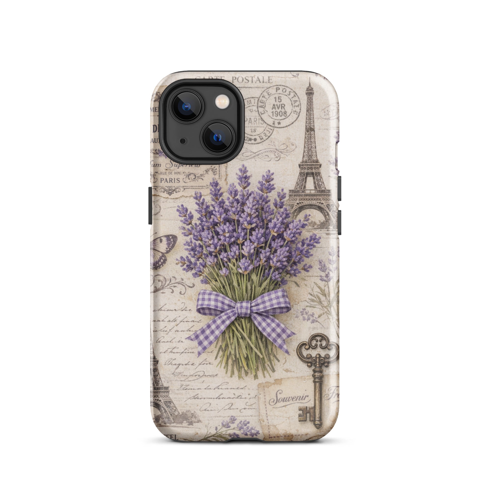 Vintage Paris Lavender Tough Case for iPhone 13