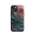 Elegant Rose Marble Tough Case for iPhone 13