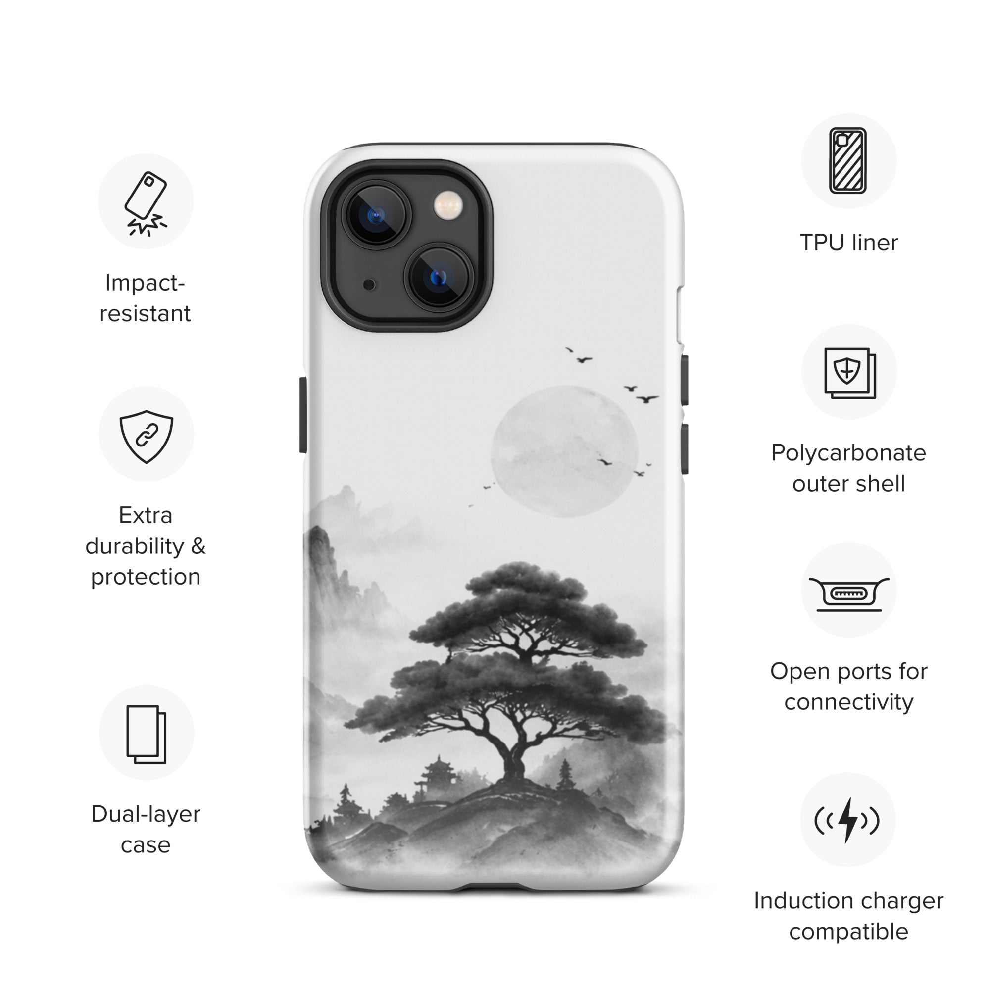 Silent Mountain Tough Case for iPhone 13