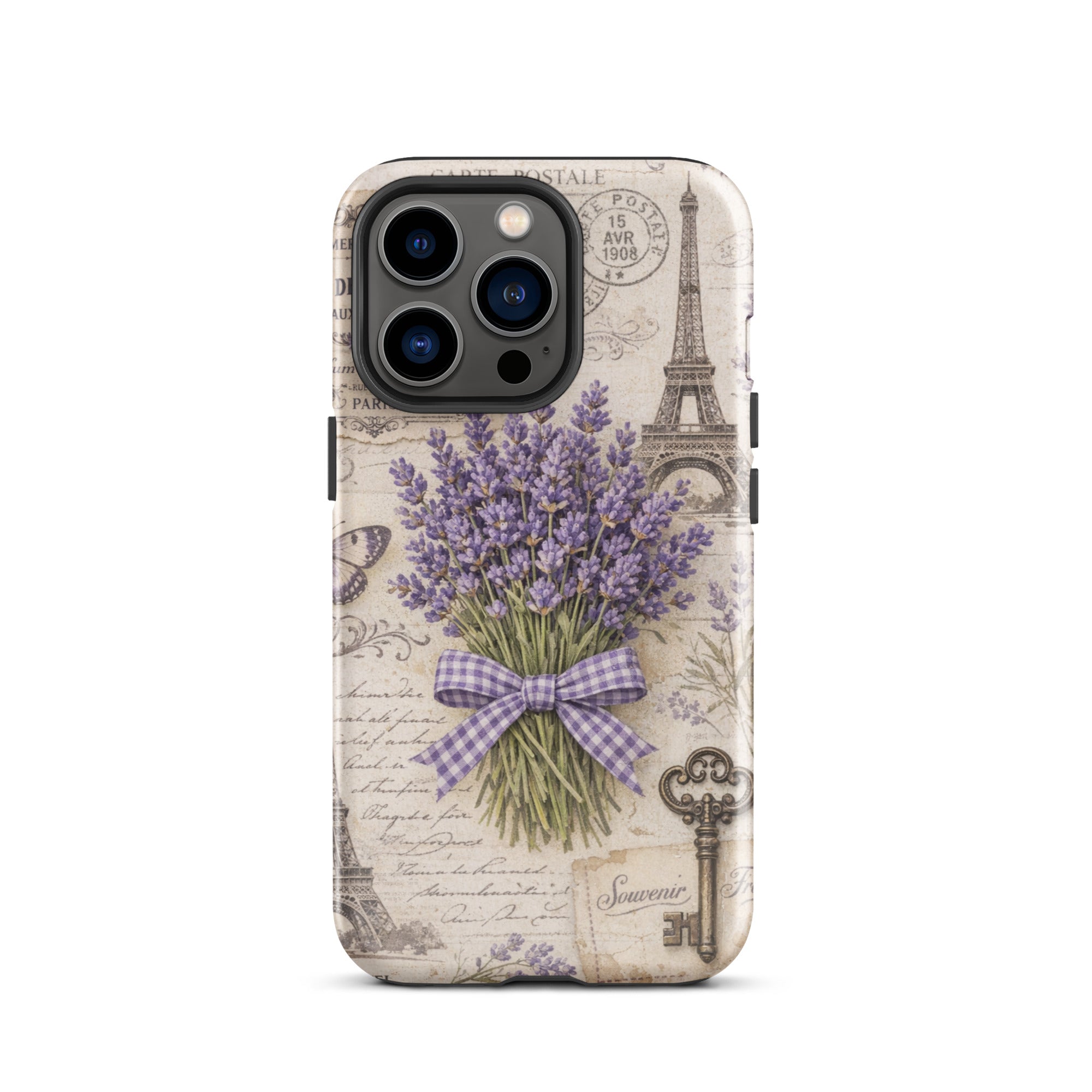 Vintage Paris Lavender Tough Case for iPhone 13 Pro