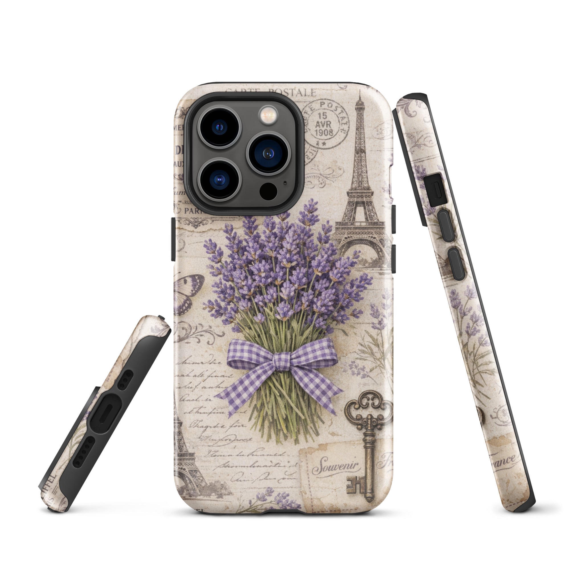 Vintage Paris Lavender Tough Case for iPhone 13 Pro
