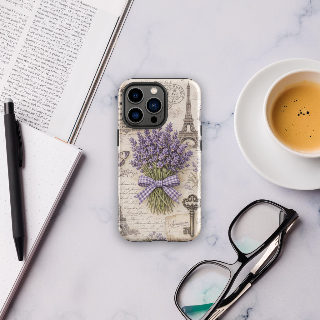 Vintage Paris Lavender Tough Case for iPhone 13 Pro