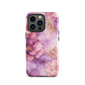 Pink Watercolor Floral Tough Case for iPhone 13 Pro