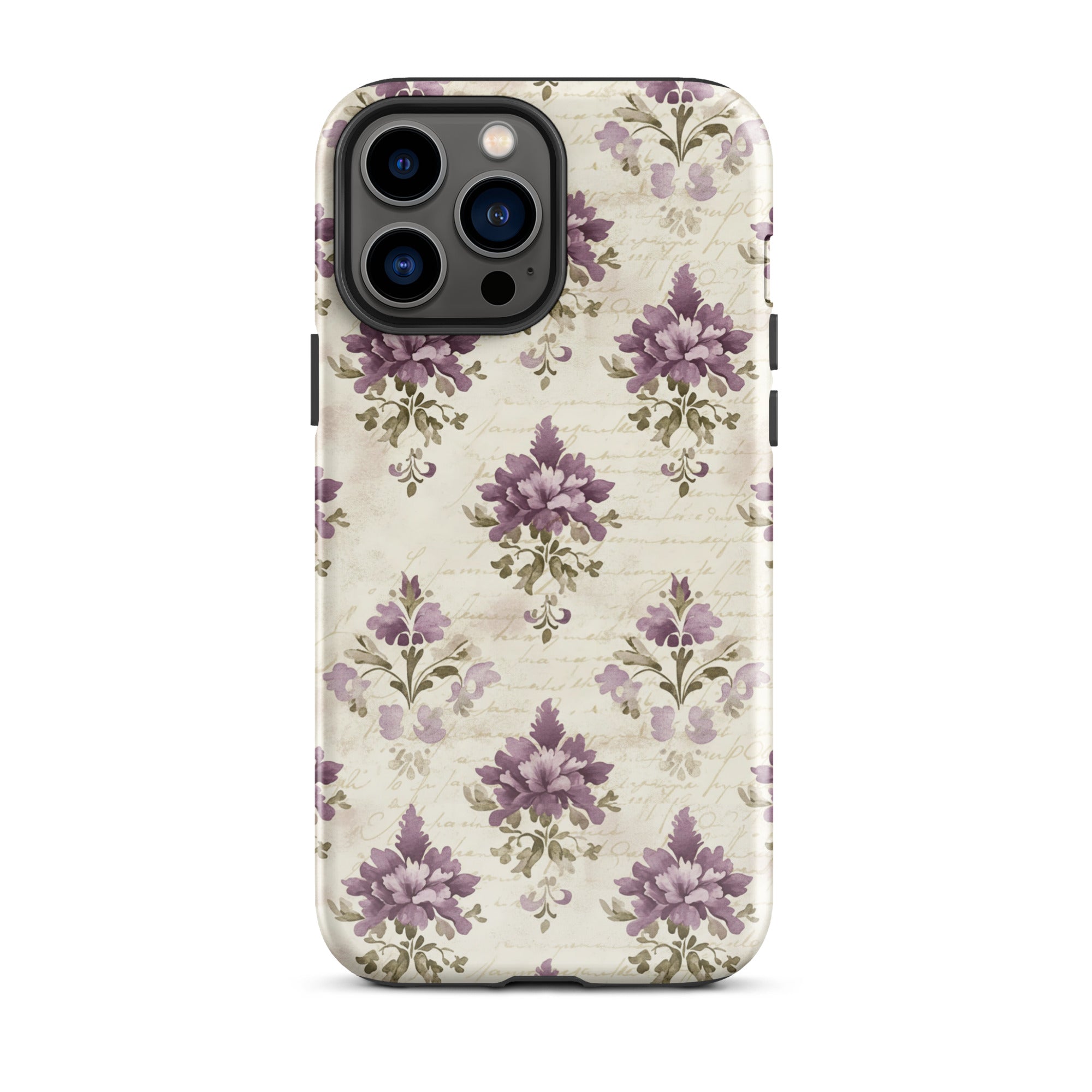 Vintage Floral Damask Tough Case for iPhone 13 Pro Max