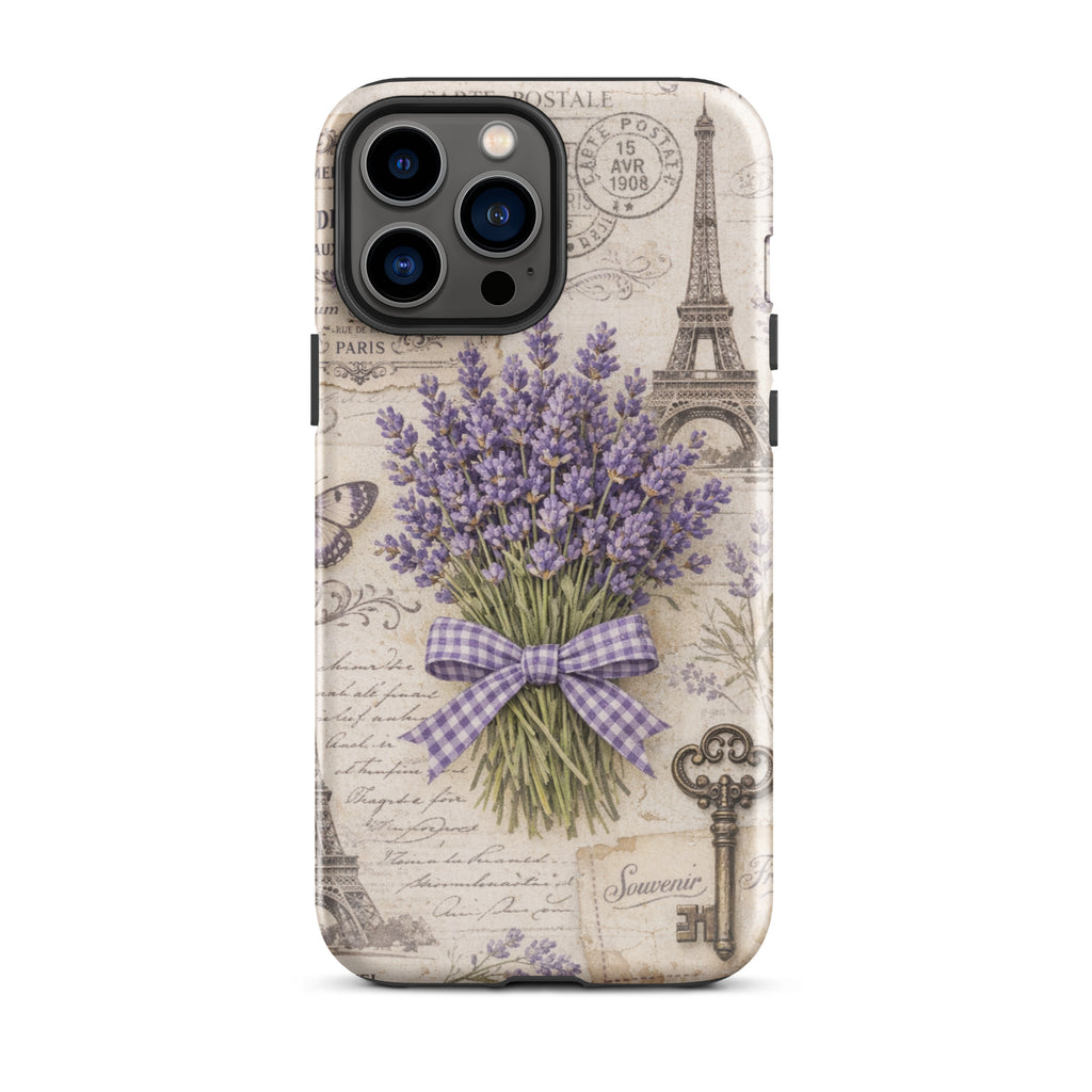 Vintage Paris Lavender Tough Case for iPhone 13 Pro Max
