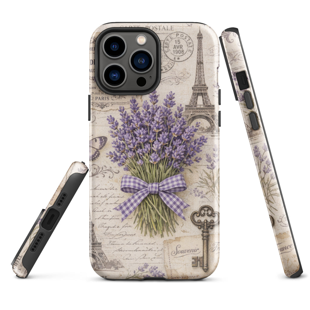 Vintage Paris Lavender Tough Case for iPhone 13 Pro Max
