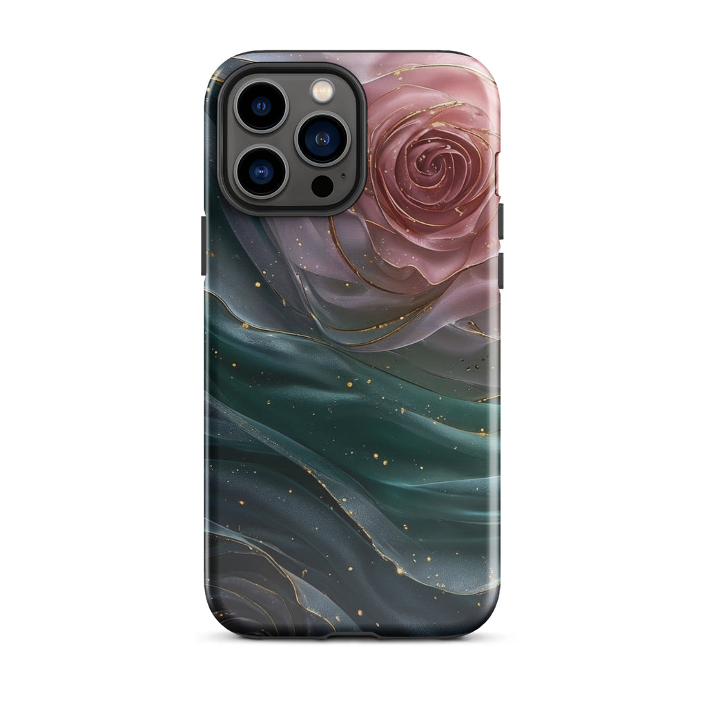 Elegant Rose Marble Tough Case for iPhone 13 Pro Max
