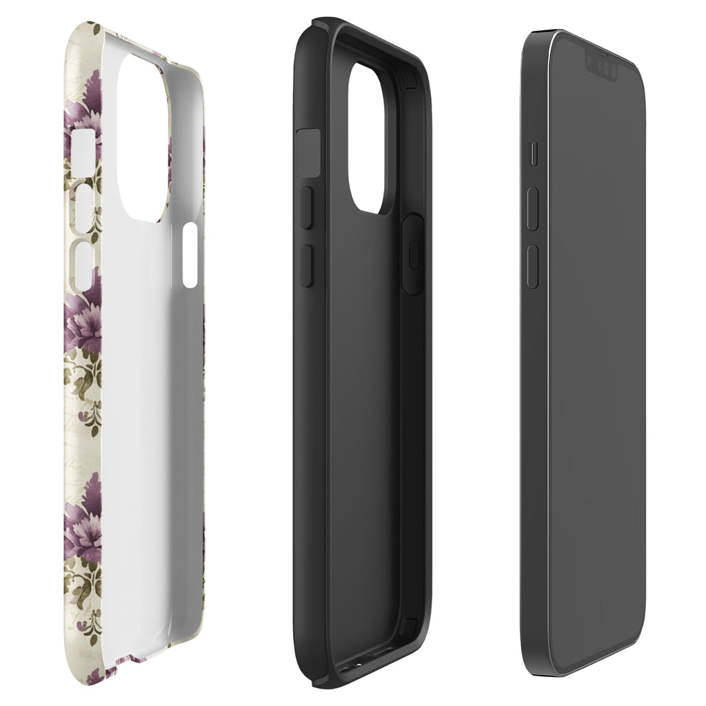 Vintage Floral Damask Tough Case for iPhone 13 Pro Max