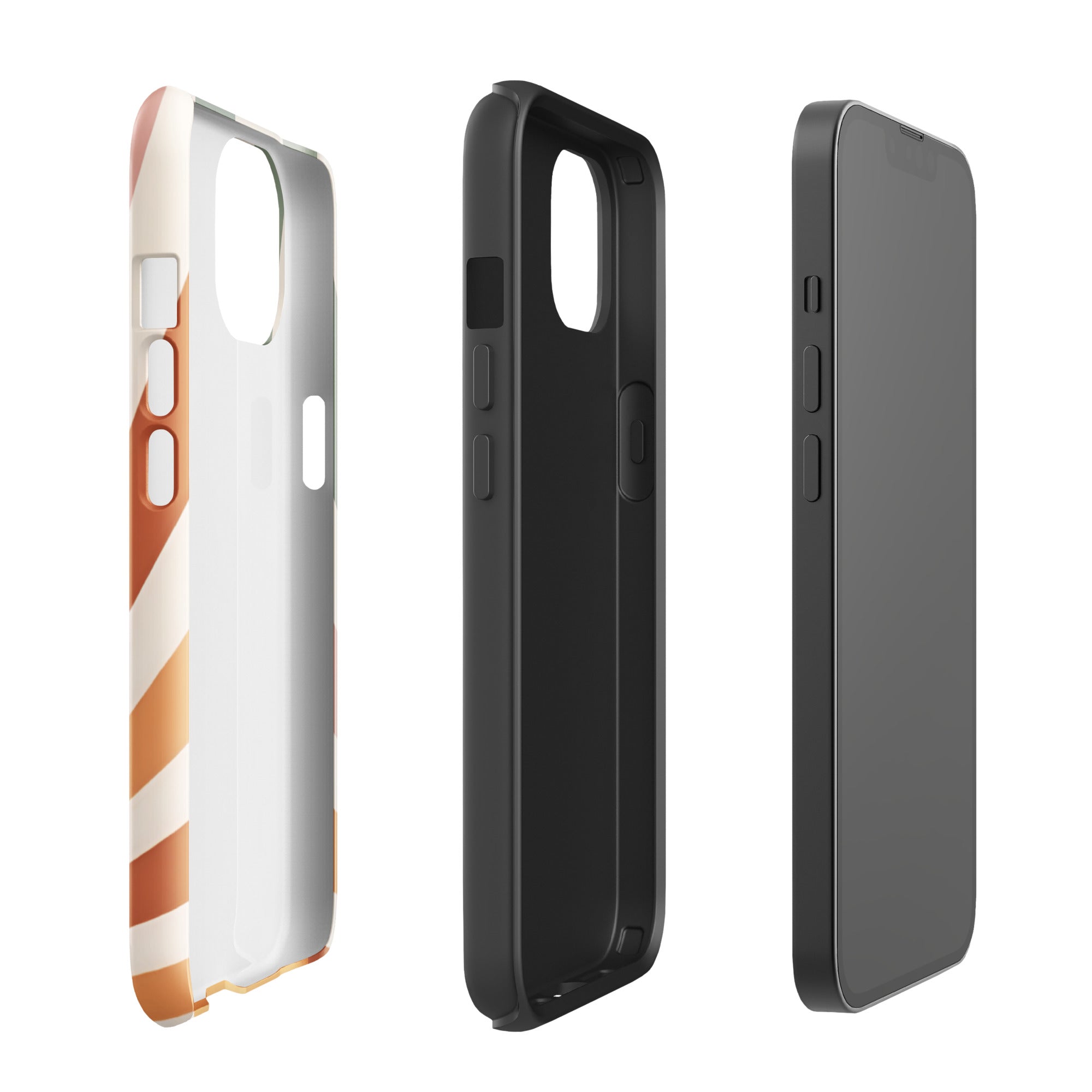Retro Sunrise Tough Case for iPhone 13