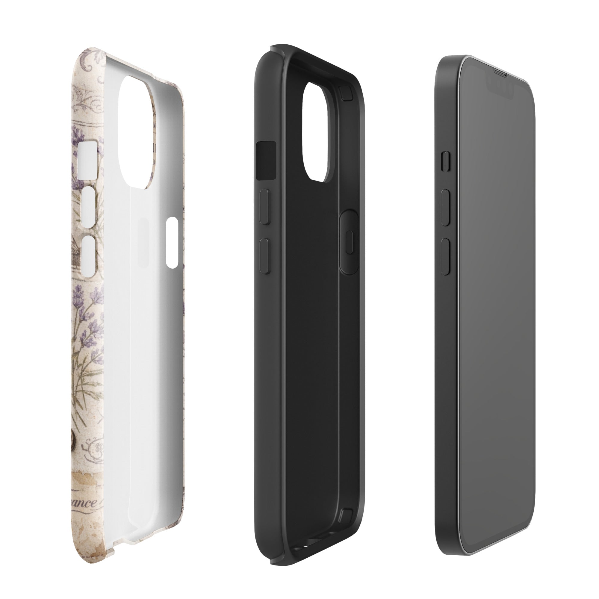 Vintage Paris Lavender Tough Case for iPhone 13
