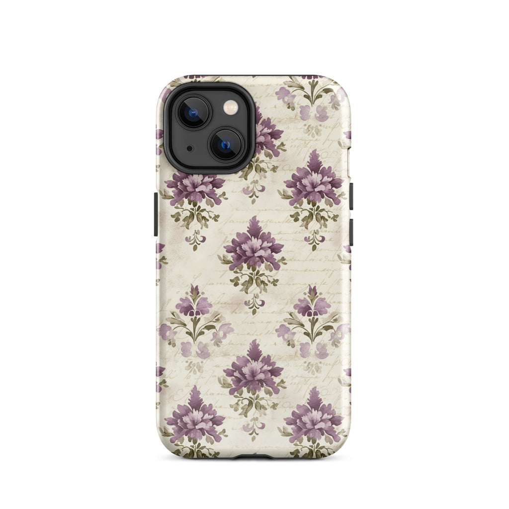 Vintage Floral Damask Tough Case for iPhone 14
