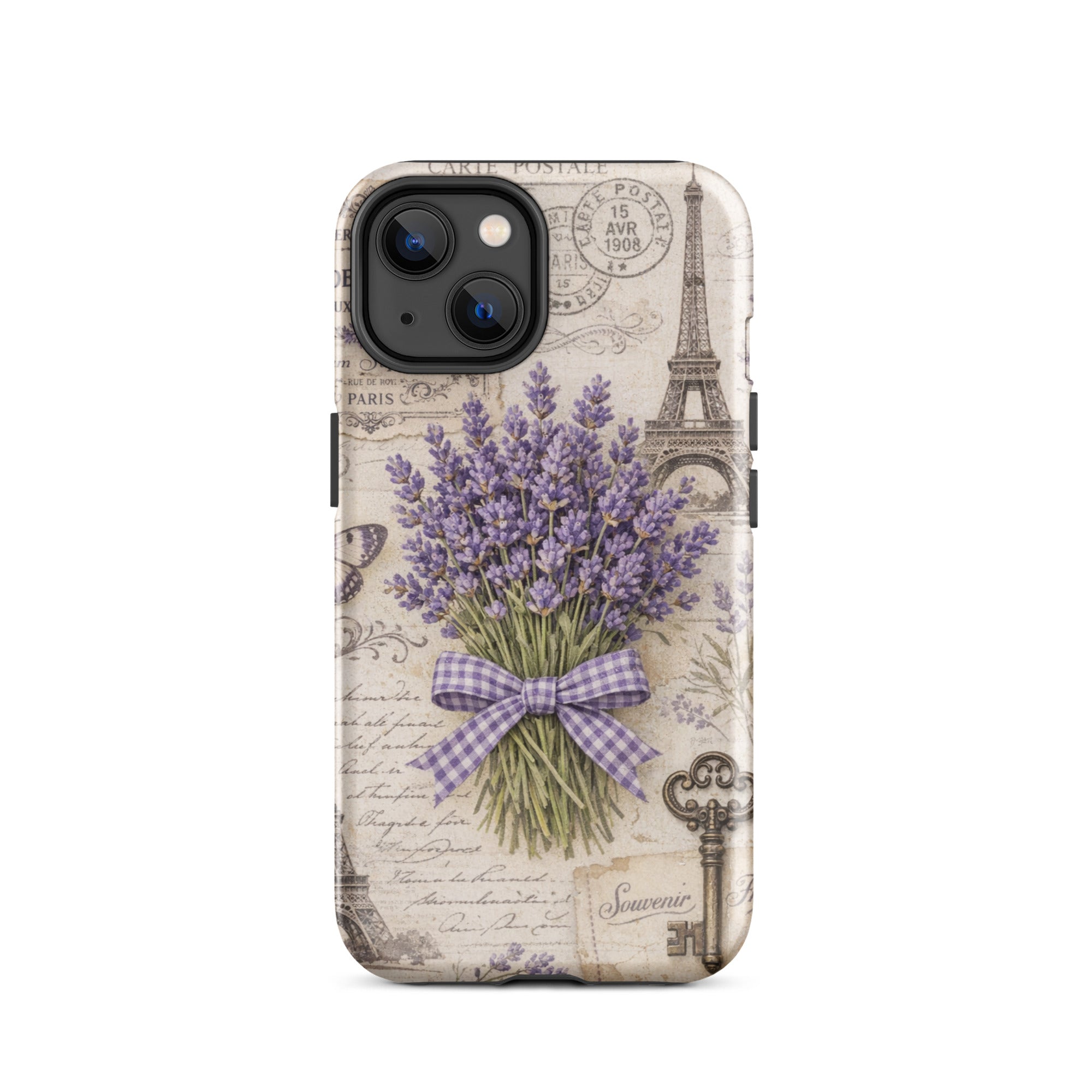 Vintage Paris Lavender Tough Case for iPhone 14