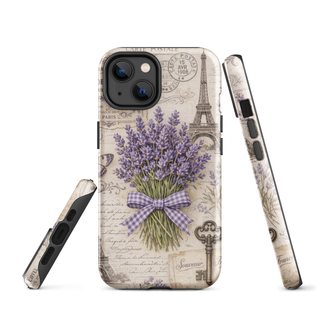 Vintage Paris Lavender Tough Case for iPhone 14