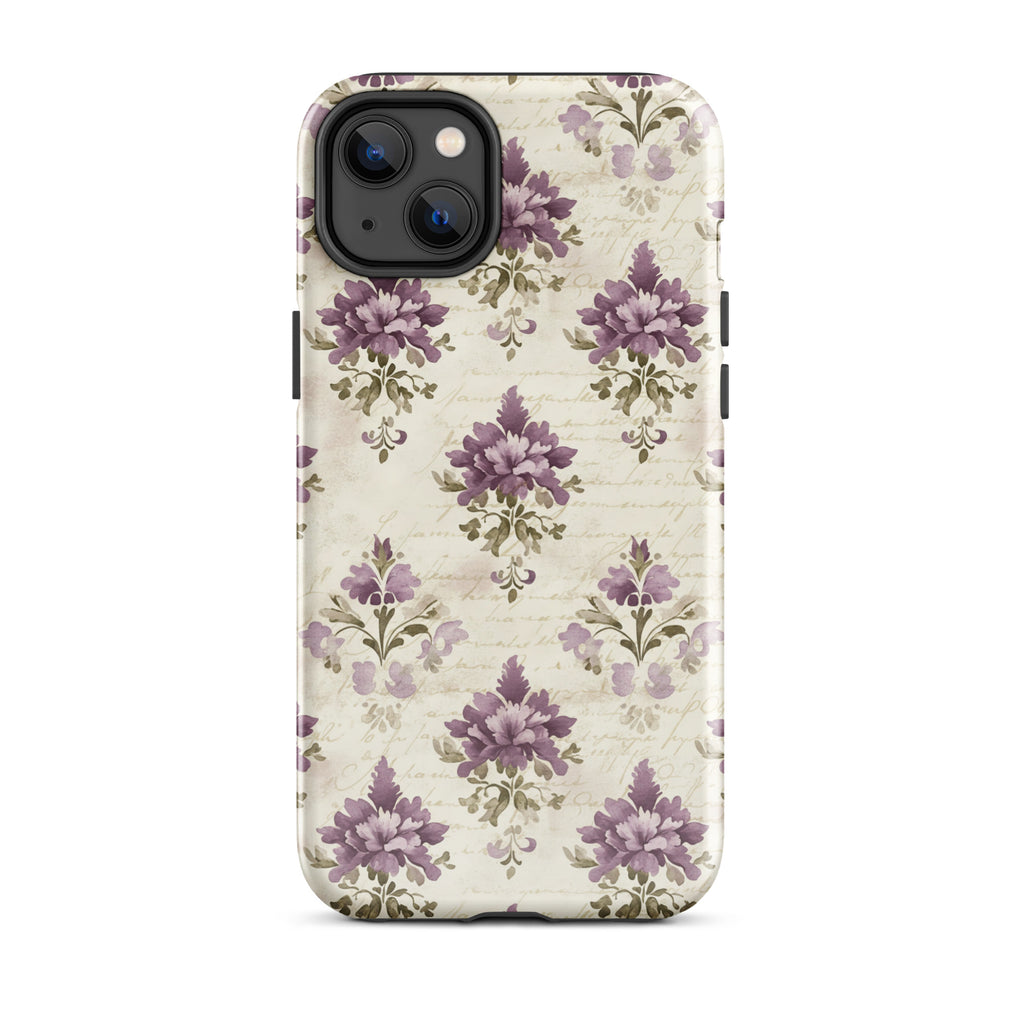 Vintage Floral Damask Tough Case for iPhone 14 Plus