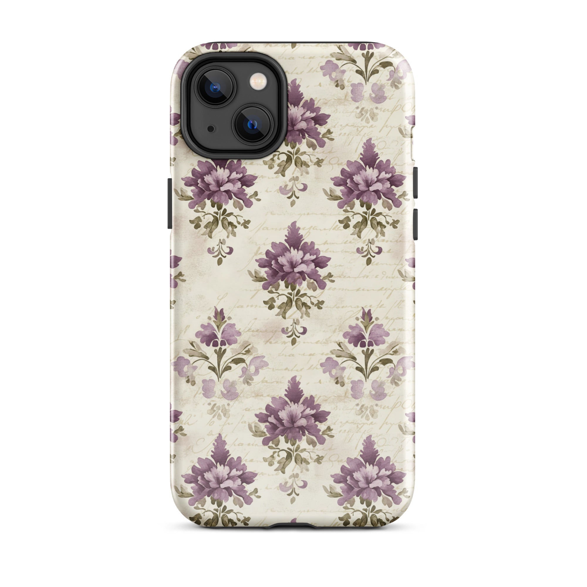 Vintage Floral Damask Tough Case for iPhone 14 Plus