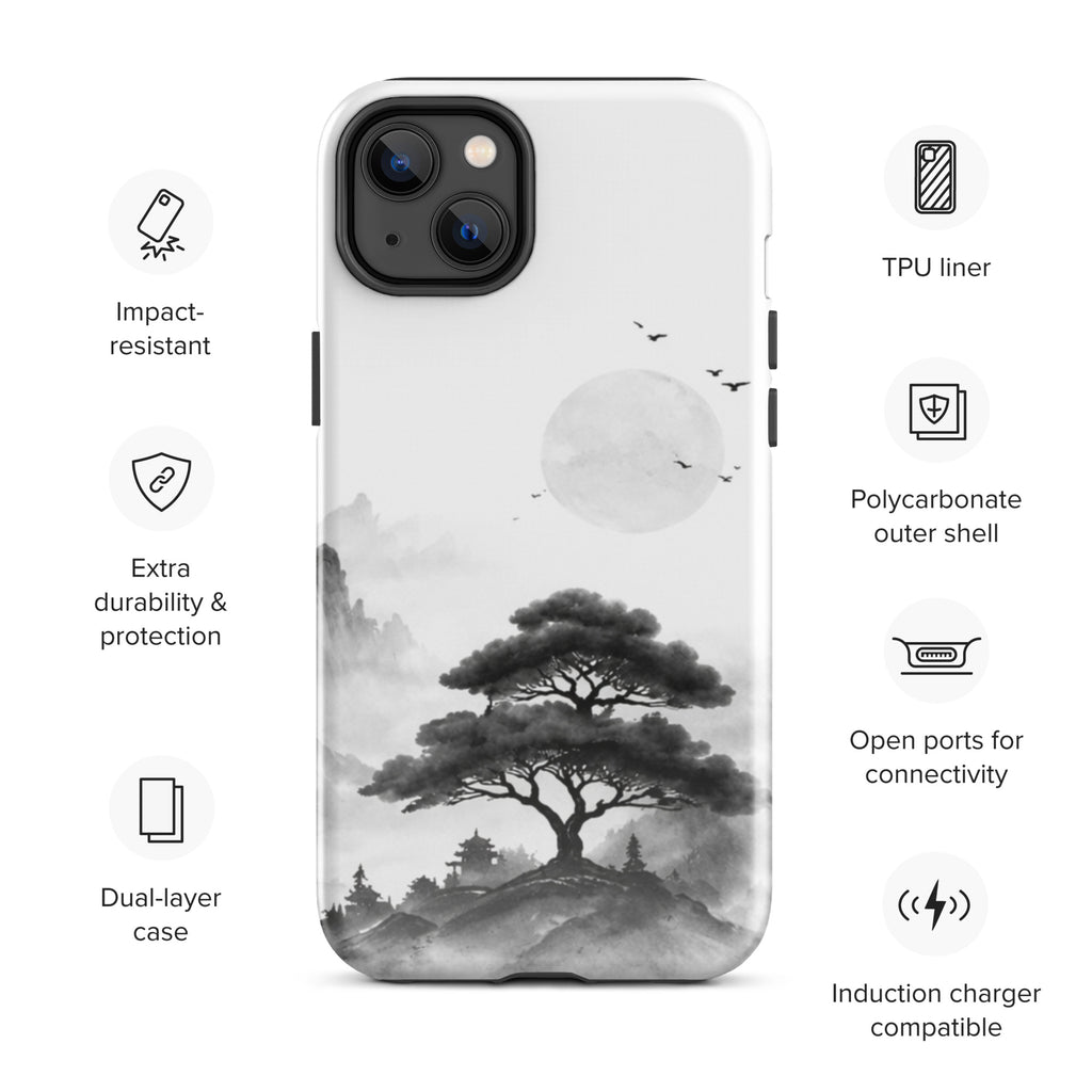 Silent Mountain Tough Case for iPhone 14 Plus