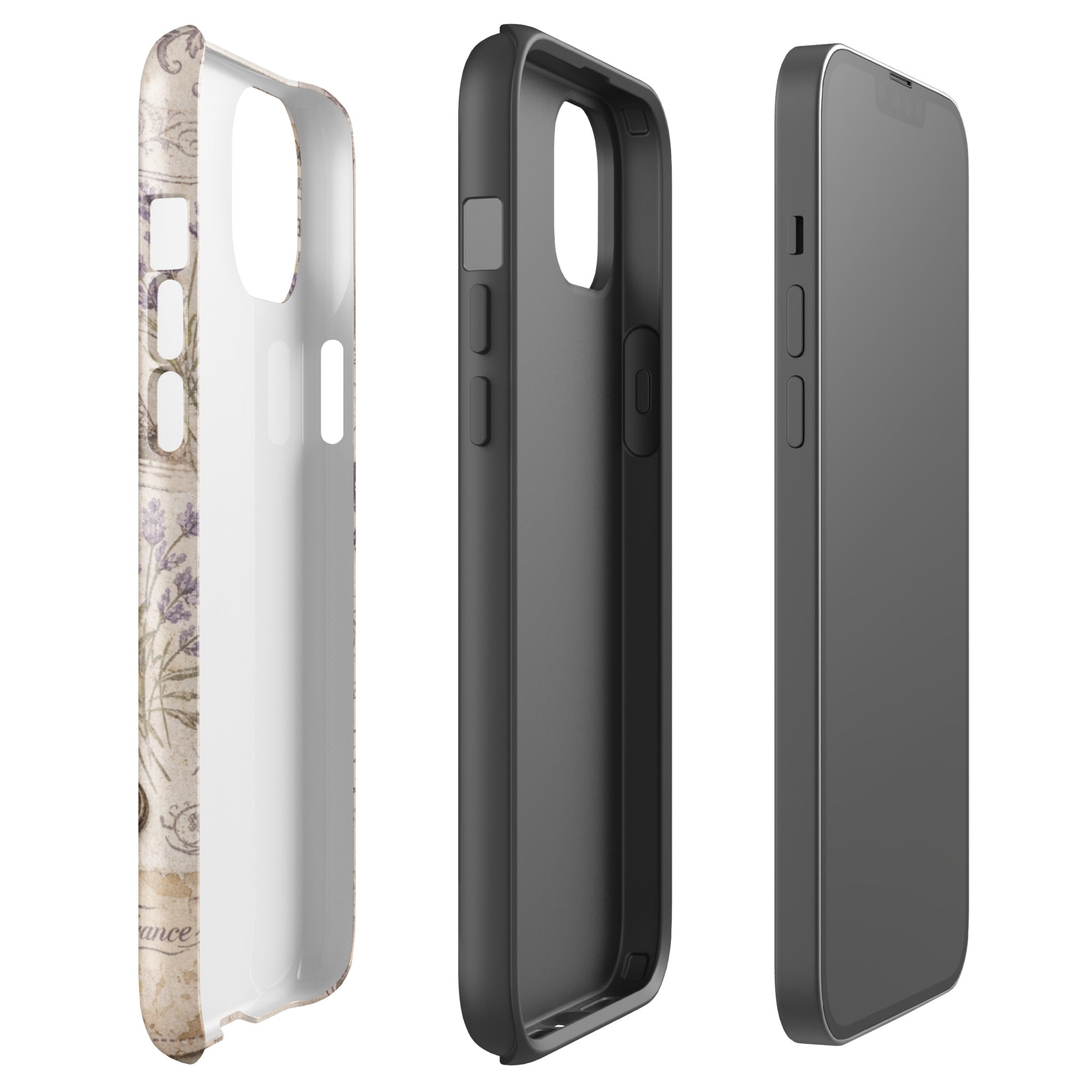 Vintage Paris Lavender Tough Case for iPhone 14 Plus