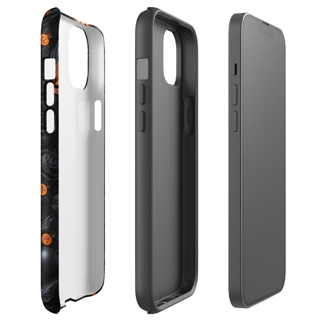 Dark Floral Glow Tough Case for iPhone 14 Plus