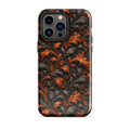 Burnt Orange Filigree Tough Case for iPhone 14 Pro Max