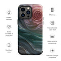 Elegant Rose Marble Tough Case for iPhone 14 Pro Max