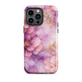 Pink Watercolor Floral Tough Case for iPhone 14 Pro Max