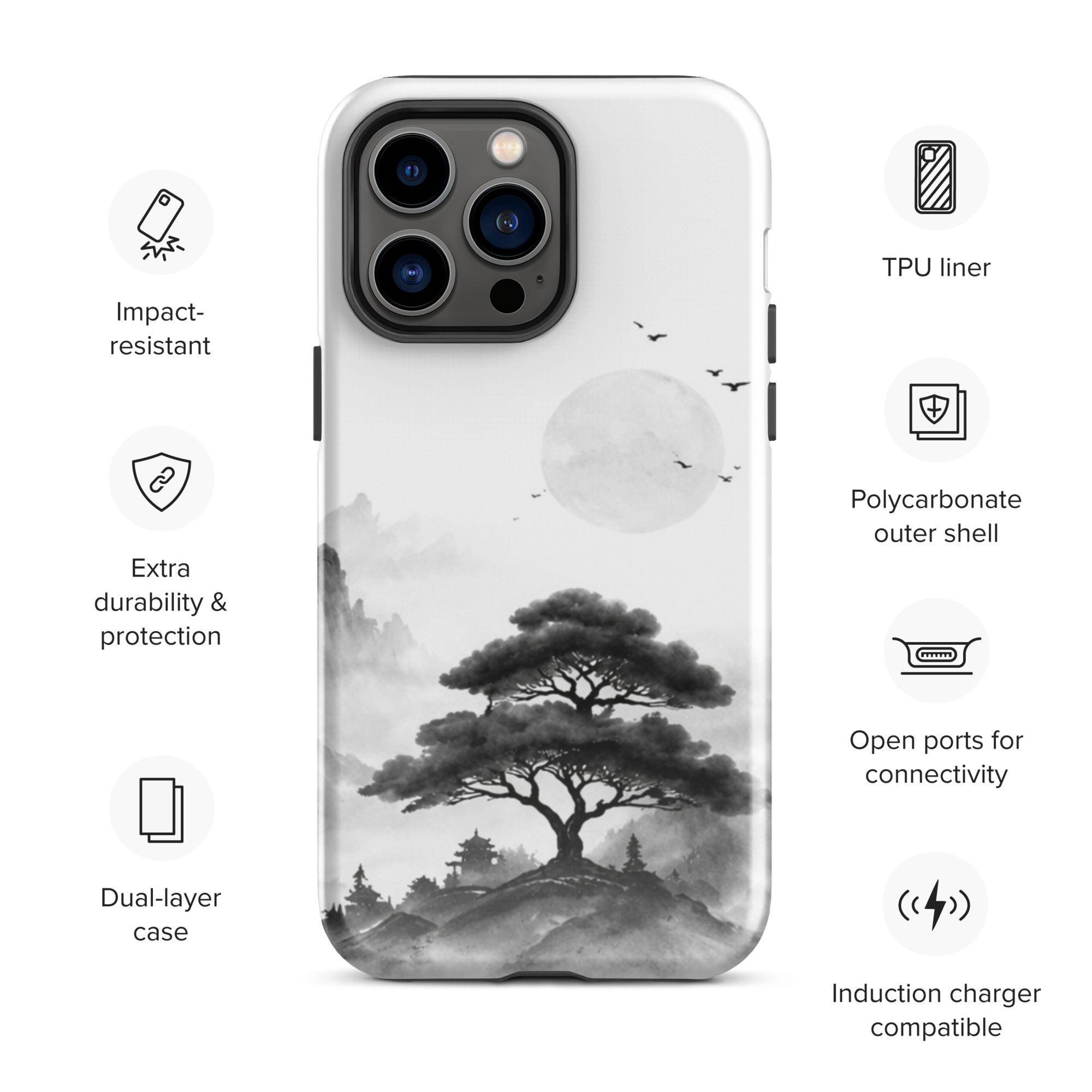 Silent Mountain Tough Case for iPhone 14 Pro Max