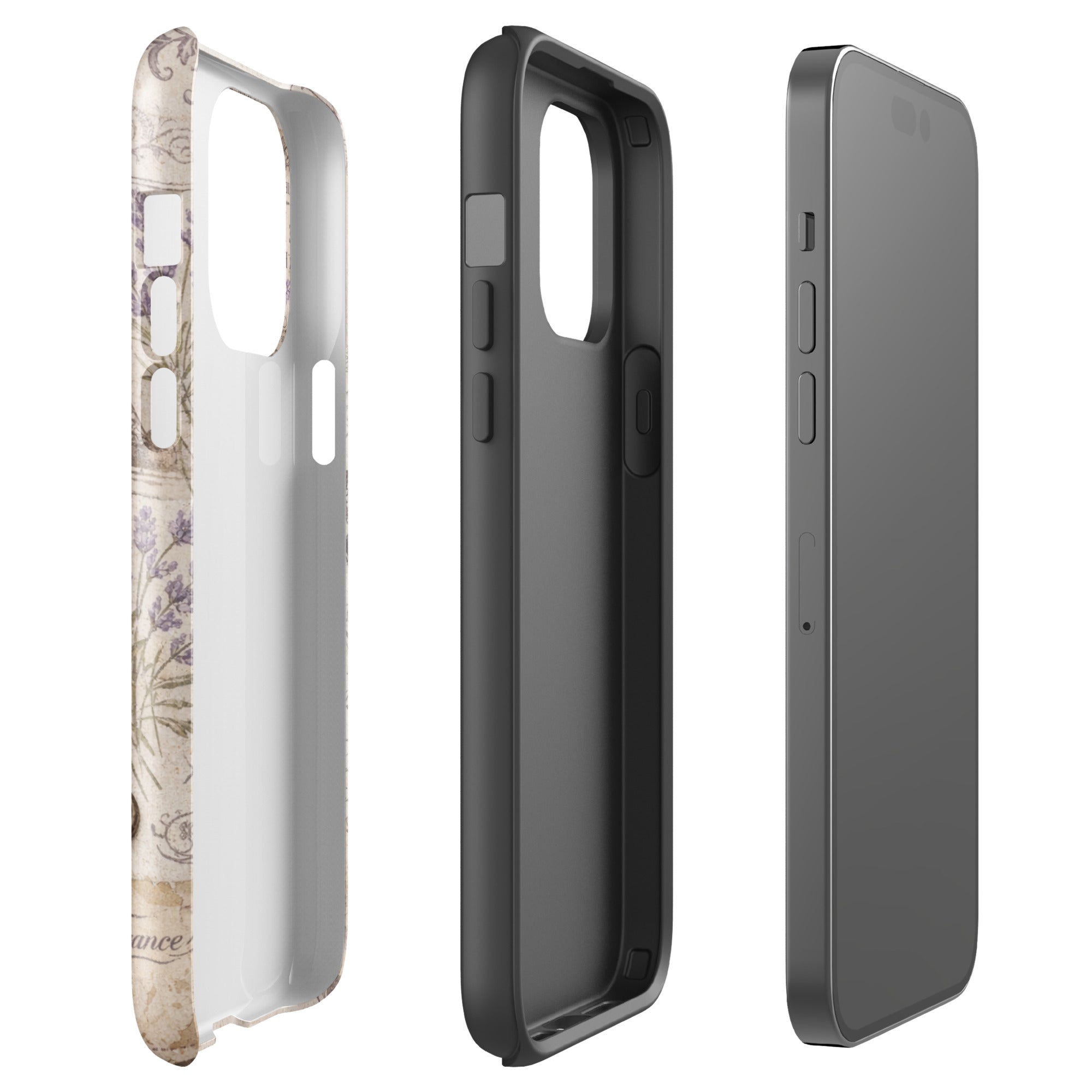Vintage Paris Lavender Tough Case for iPhone 14 Pro Max