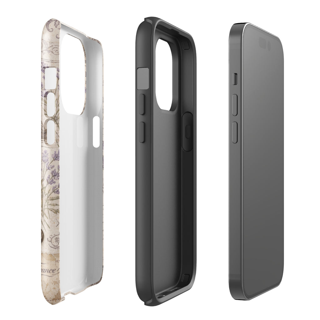 Vintage Paris Lavender Tough Case for iPhone 14 Pro