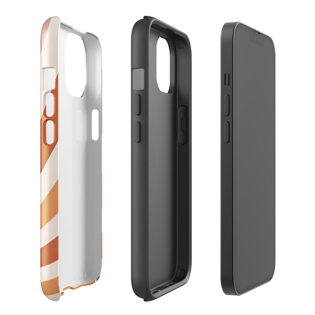 Retro Sunrise Tough Case for iPhone 14
