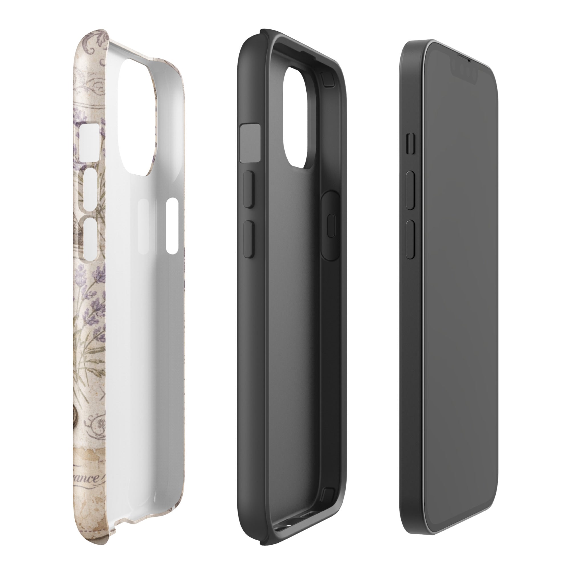 Vintage Paris Lavender Tough Case for iPhone 14