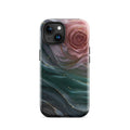 Elegant Rose Marble Tough Case for iPhone 15