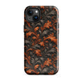 Burnt Orange Filigree Tough Case for iPhone 15 Plus