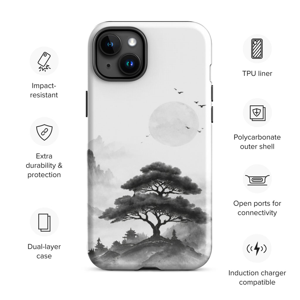 Silent Mountain Tough Case for iPhone 15 Plus