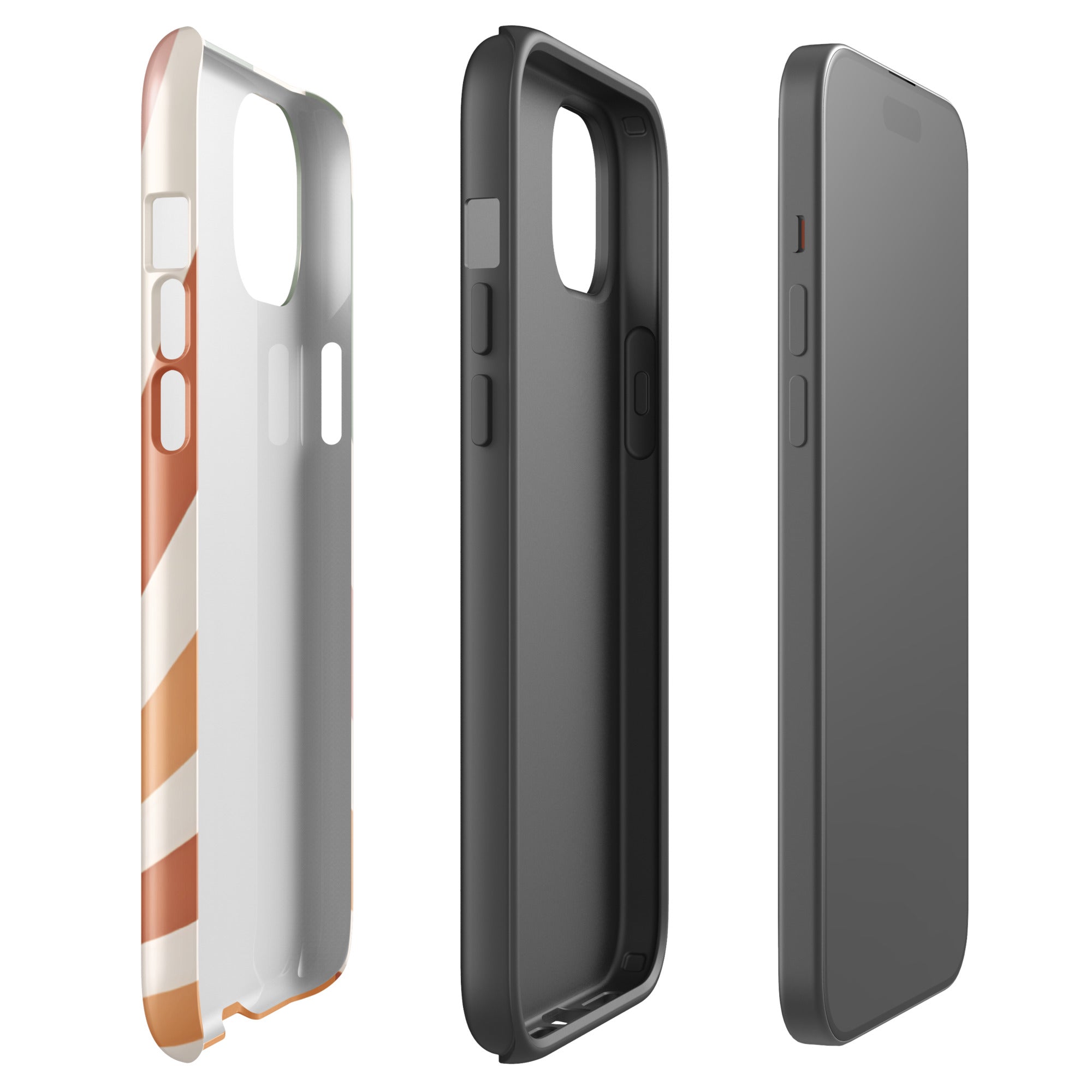 Retro Sunrise Tough Case for iPhone 15 Plus