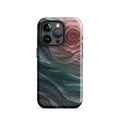 Elegant Rose Marble Tough Case for iPhone 15 Pro